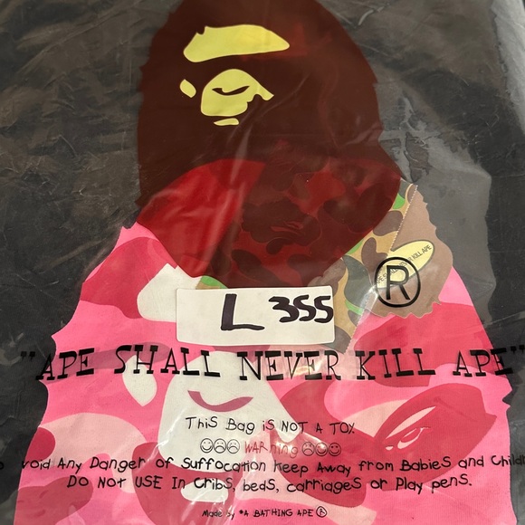 BAPE Shirt Black Color A Bathing Ape - Picture 4 of 4